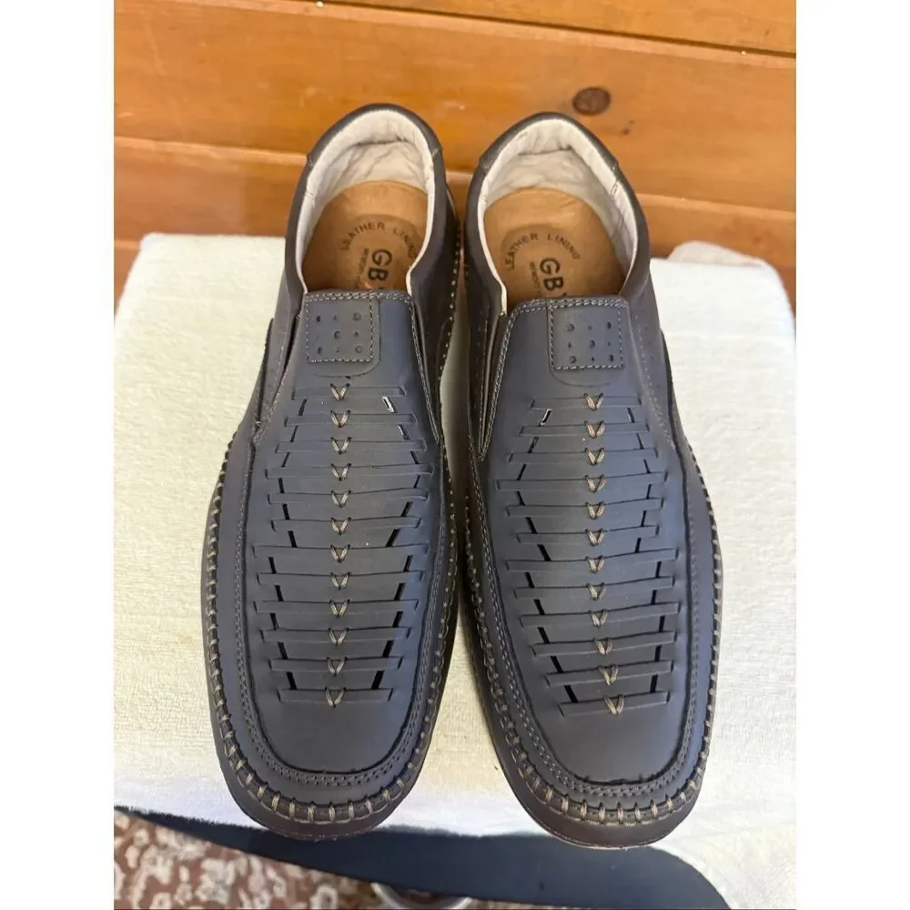 GBX Weaver Slip-On Men's Loafers Brown Sz 13 NWOT